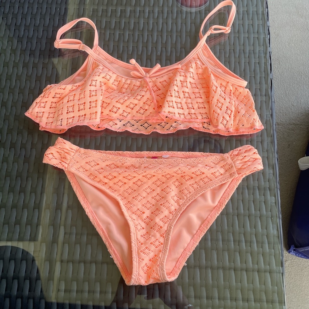 Orange Kids Bikini Ser